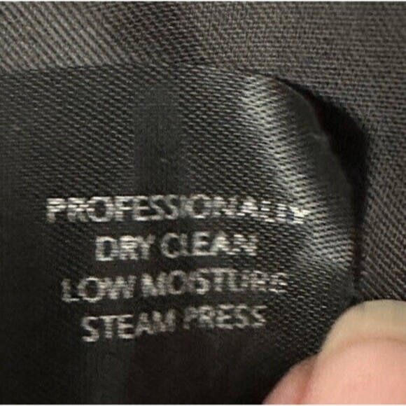 Anne Klein Black White Wool Blend Mid-Length Coat Sz XS Fully Lined Peacoat - Picture 8 of 9